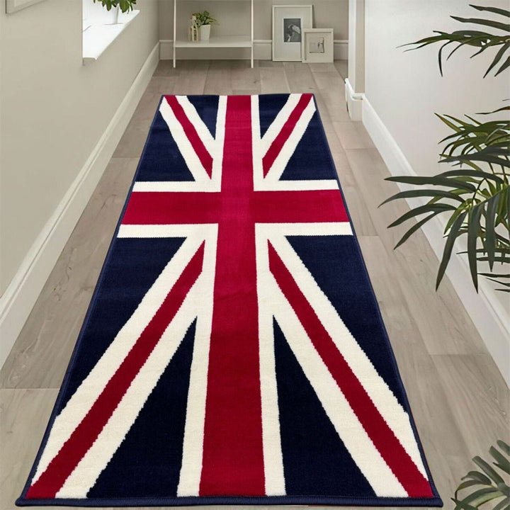 Union Jack Rug British Flag Themed Soft Durable Non Slip Rug Carpets for Bedroom
