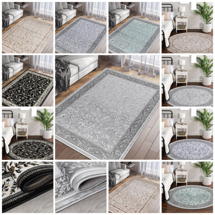 Traditional Design Rug Living Room Bedroom Hallway Runner Floor Mat Area Carpets