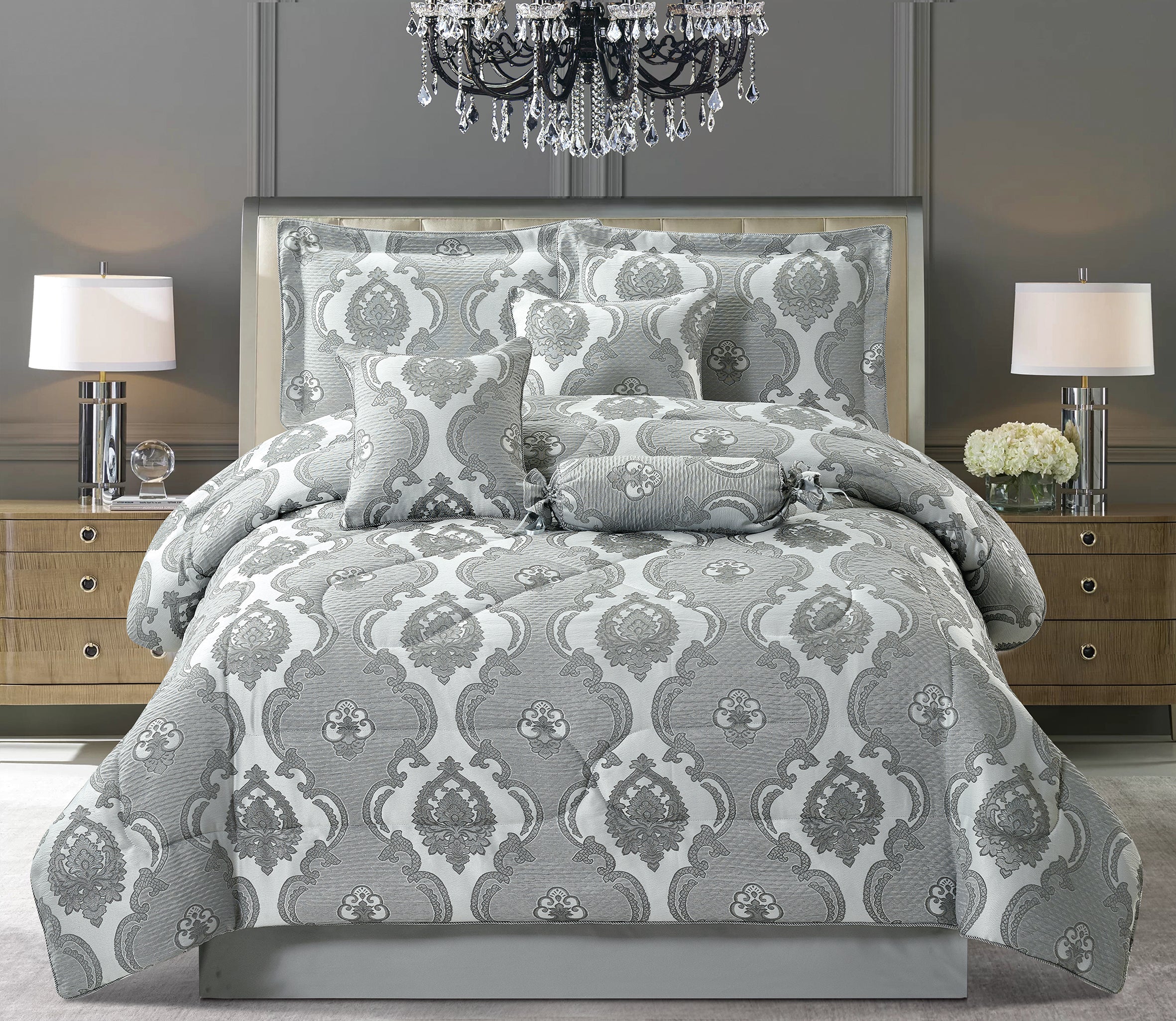 HARLOW JACQUARD Comforter set (Cal online King