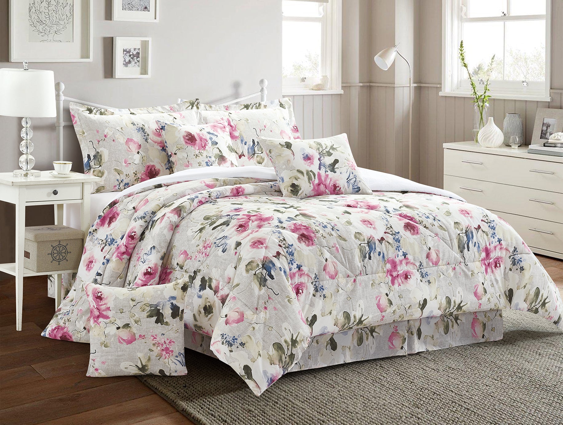 Floral Bedspreads Set