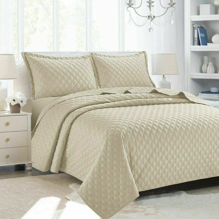 Beige Colour Bedspreads