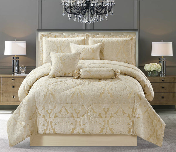 7 Pcs Beige Bedspreads